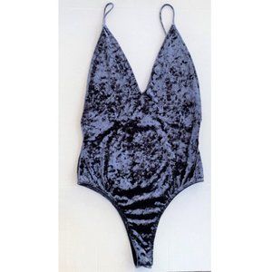 BCNU Crushed Velvet Bodysuit size S